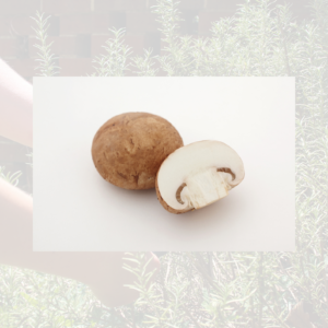Brown cap mushrooms