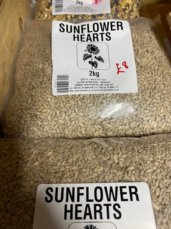 Sunflower Hearts Bird Seed 2Kg