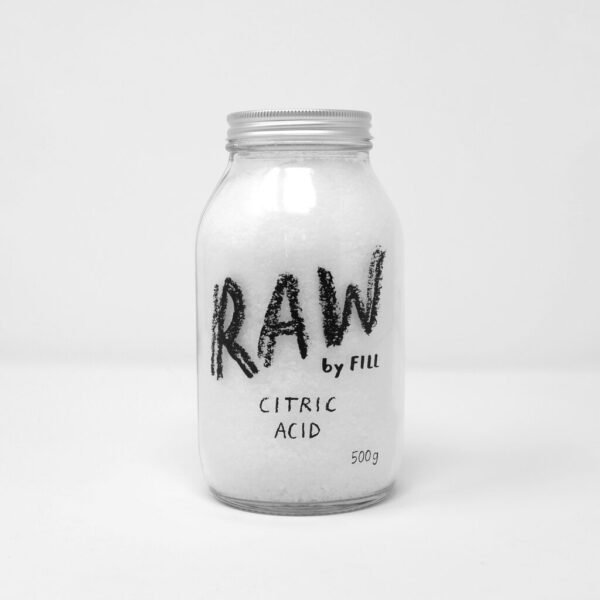 Citric Acid 500g Clear glass jar