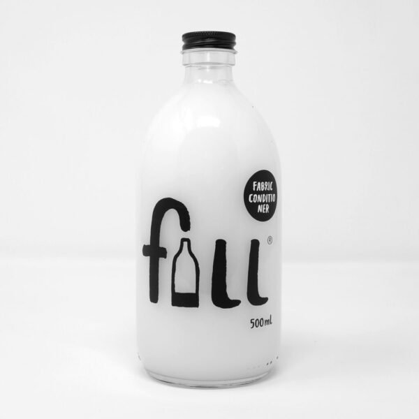 Fabric Conditioner (Eco Friendly) 500ml clear glass bottle