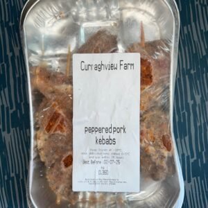 peppered pork kebab